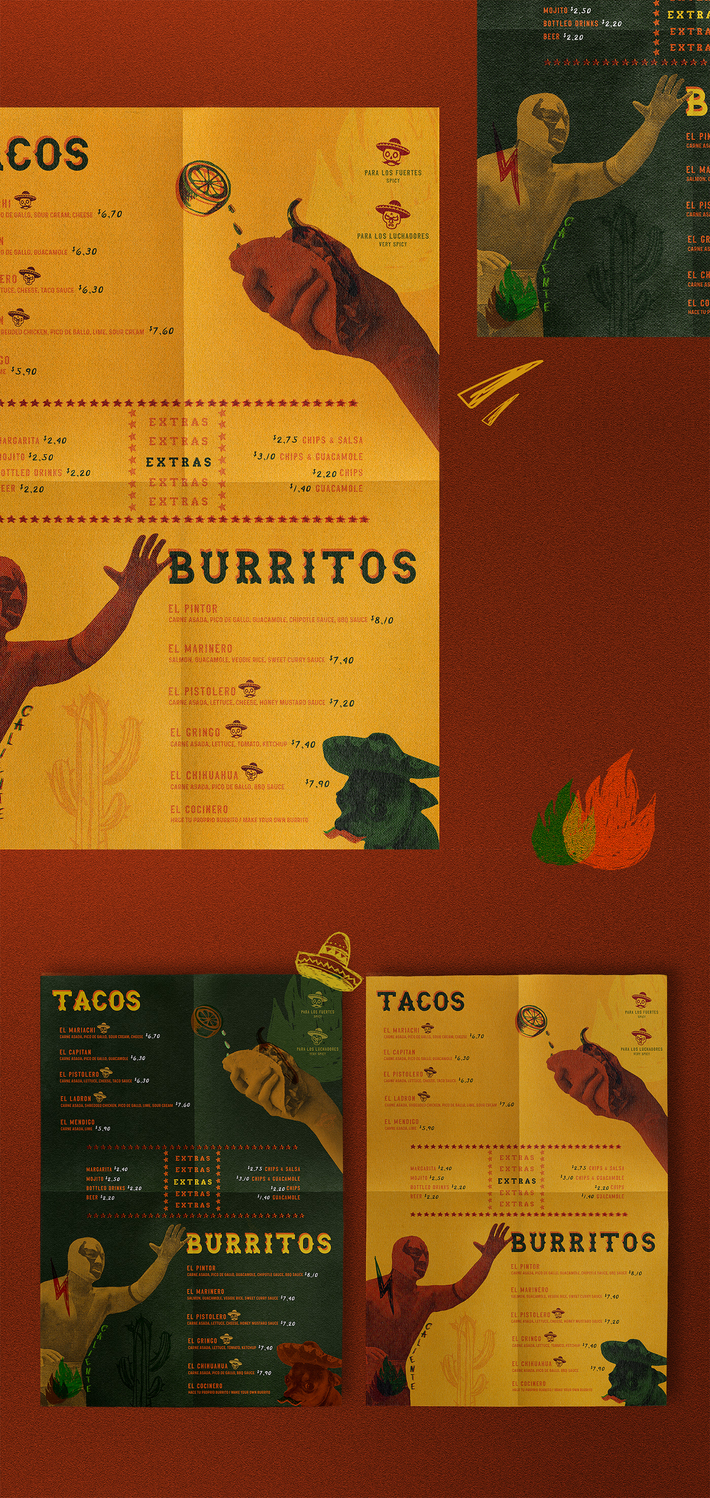 branding  colorful Food  logo Mexican mexico Playful restaurant cosy Hot identity spicy warm