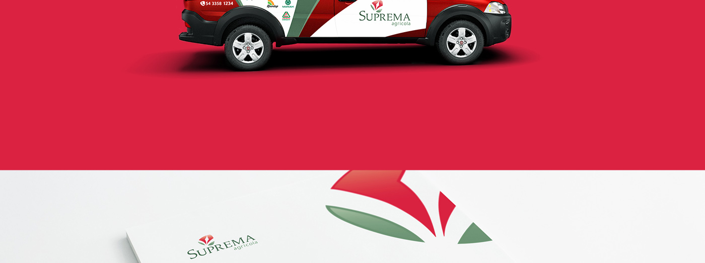 Suprema agricola brand identity visual identity brand Agro marca mark logo identidade visual red design gráfico rebranding redesign