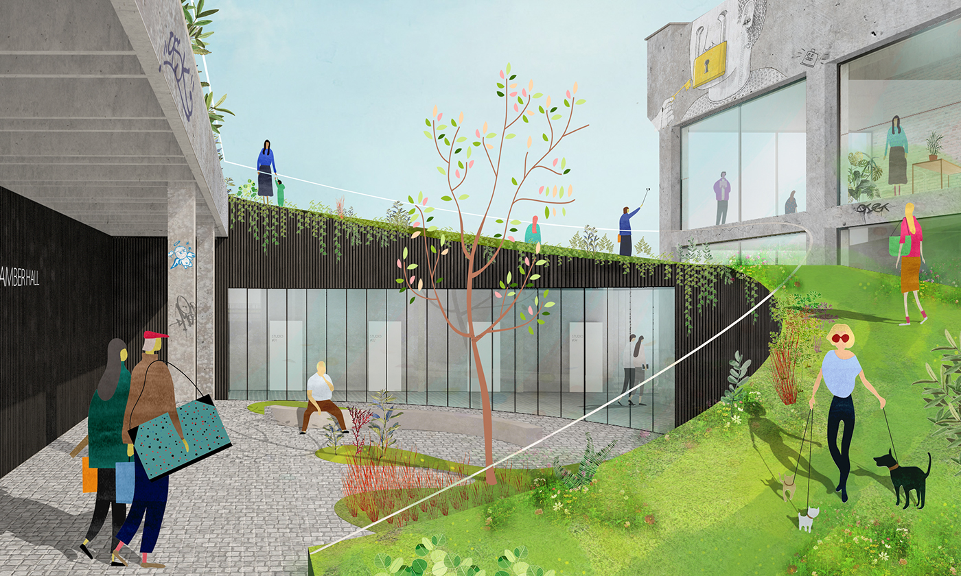 architecture design adaptive reuse contemporary art centre power plant Project art Landscape