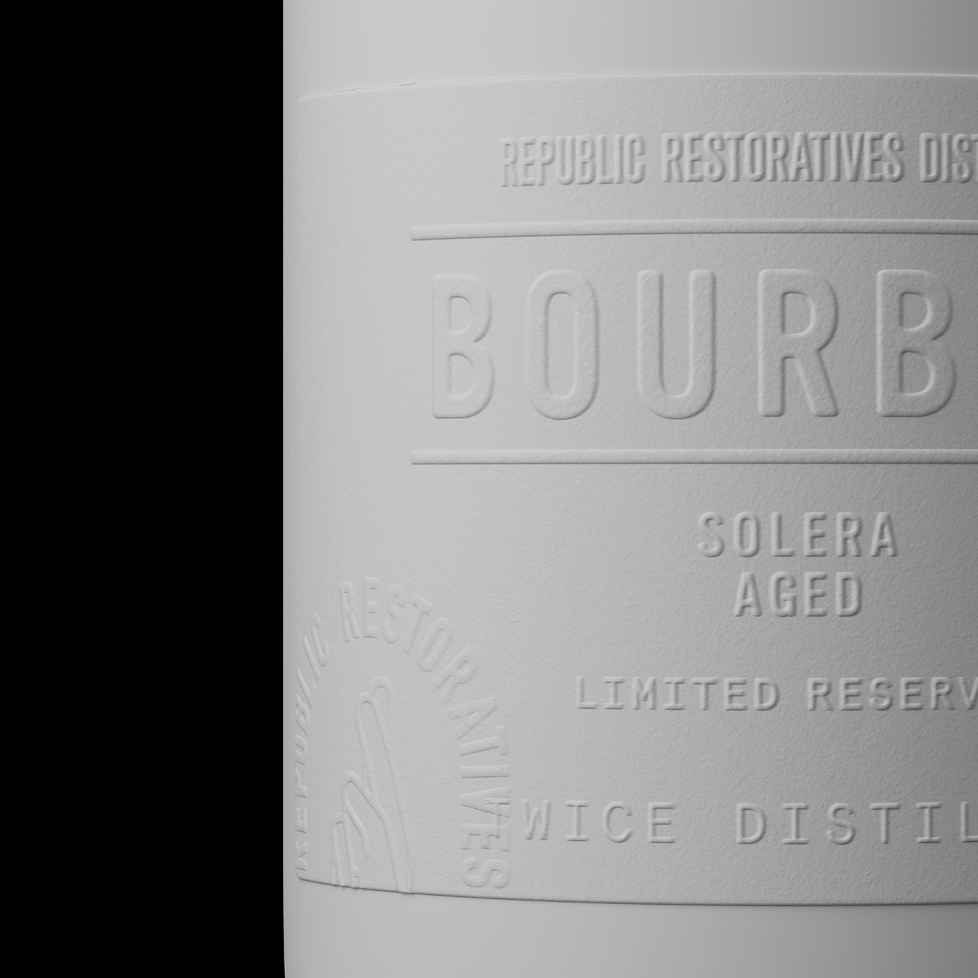bottle design packaging design label design bourbon 3d Visualisation 3d render CGI