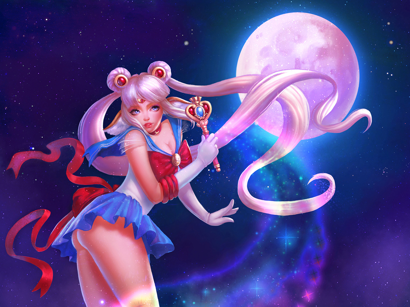 Fanart Lineage ll (ertheia)+Sailor Moon.