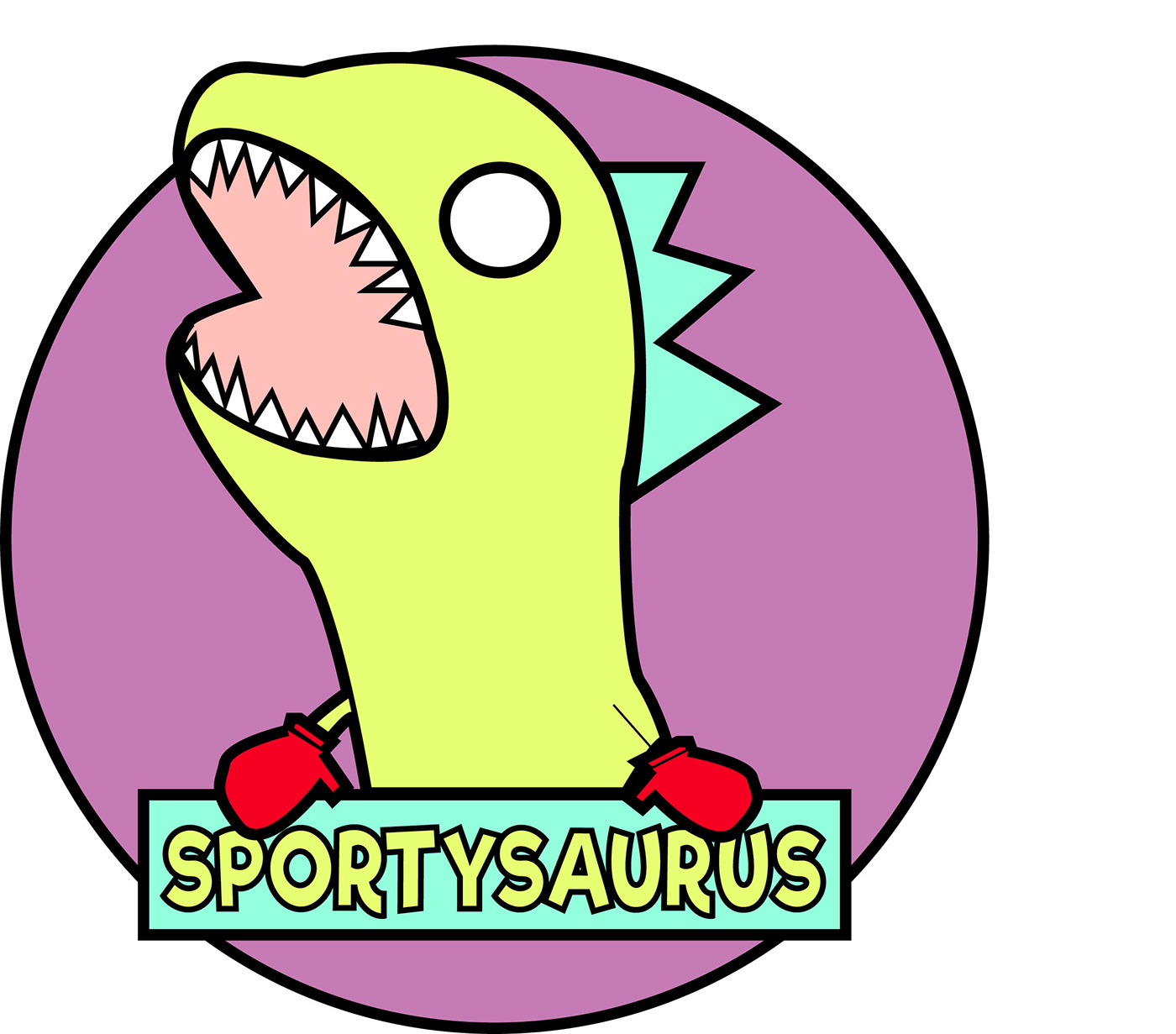 sports giveaway logo Project marketing   ILLUSTRATION  Character design  Event art Dinosaur
