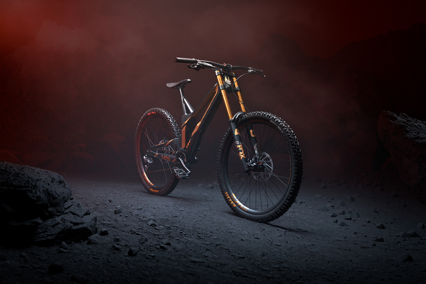 3D Bike campaign CGI fullcgi intense mountain MTB rendering sport