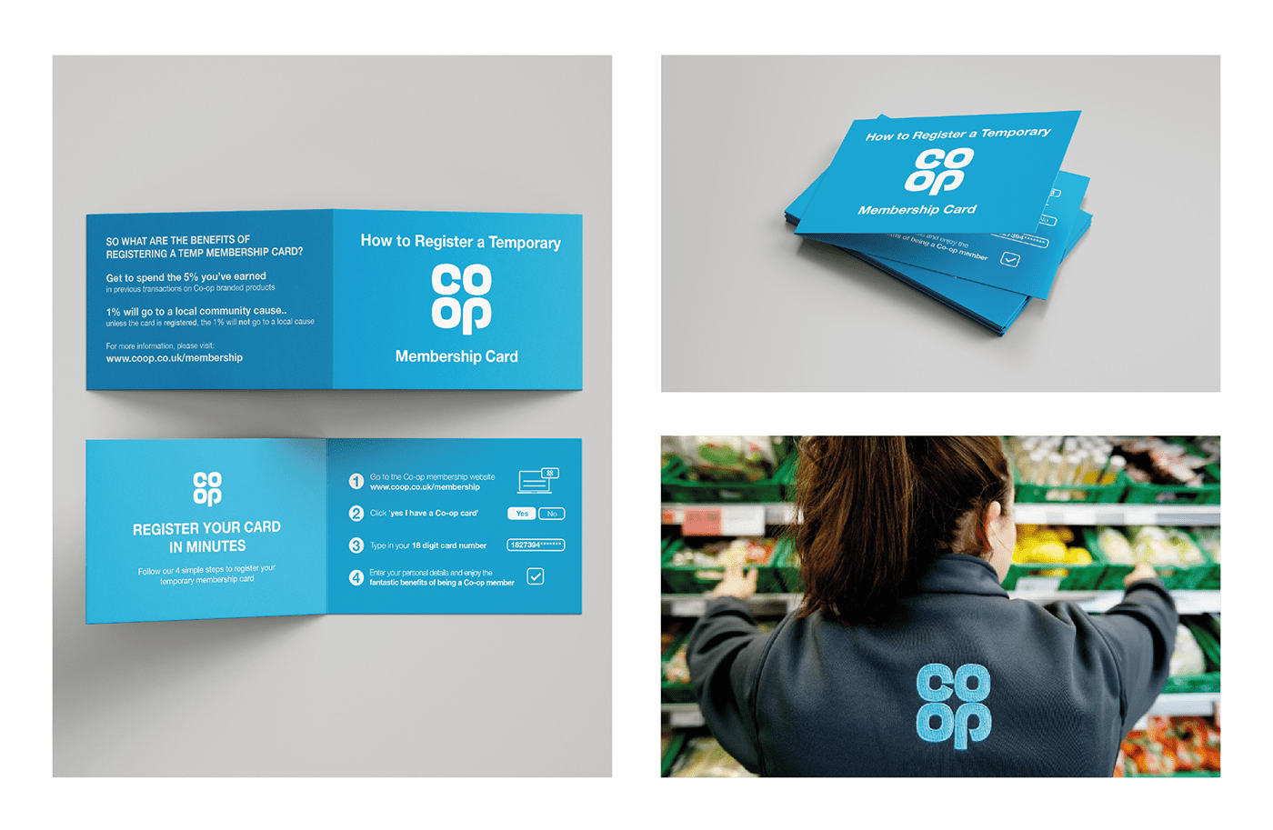 co-op flyer graphic design  membership pos poster print Promotional wales