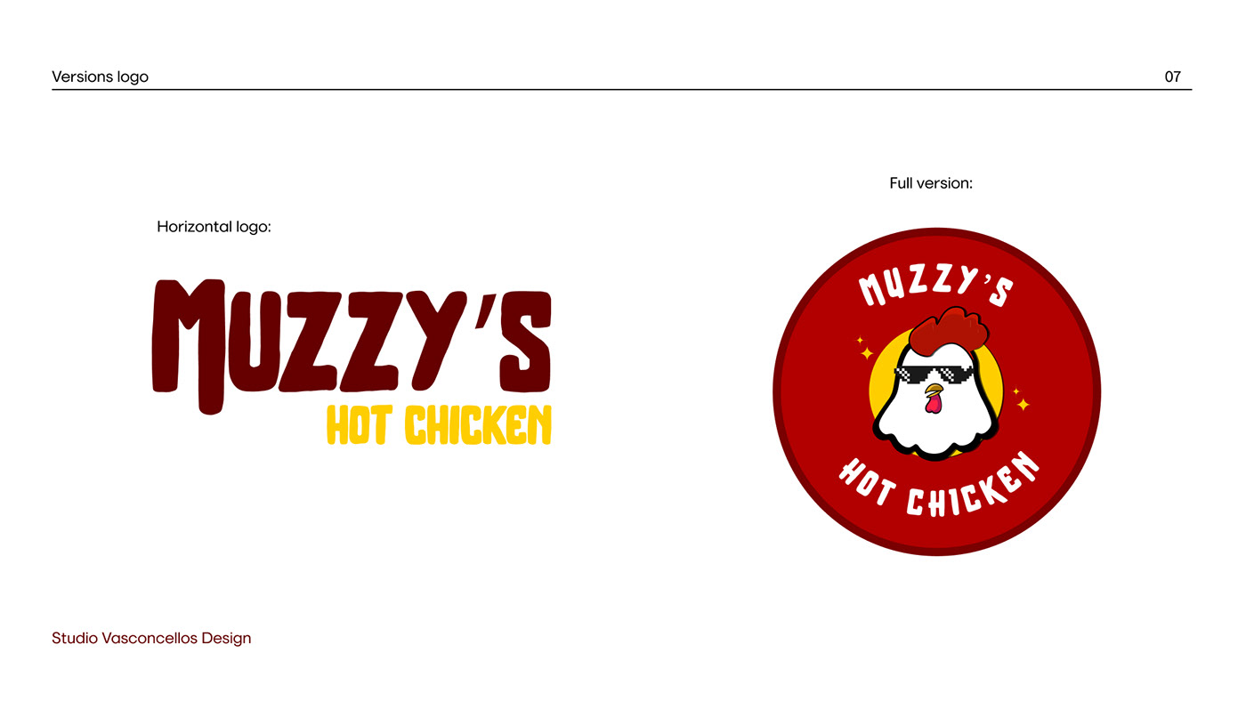 design logo chicken restaurant Food  identidade visual identity visual identity Logo Design brand identity