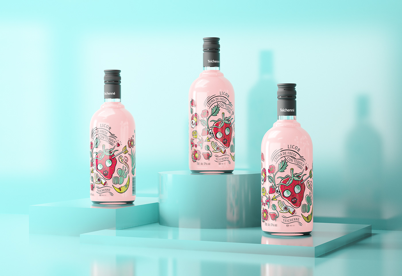 3D Advertising  animation  art direction  campaign CGI drink Fruit