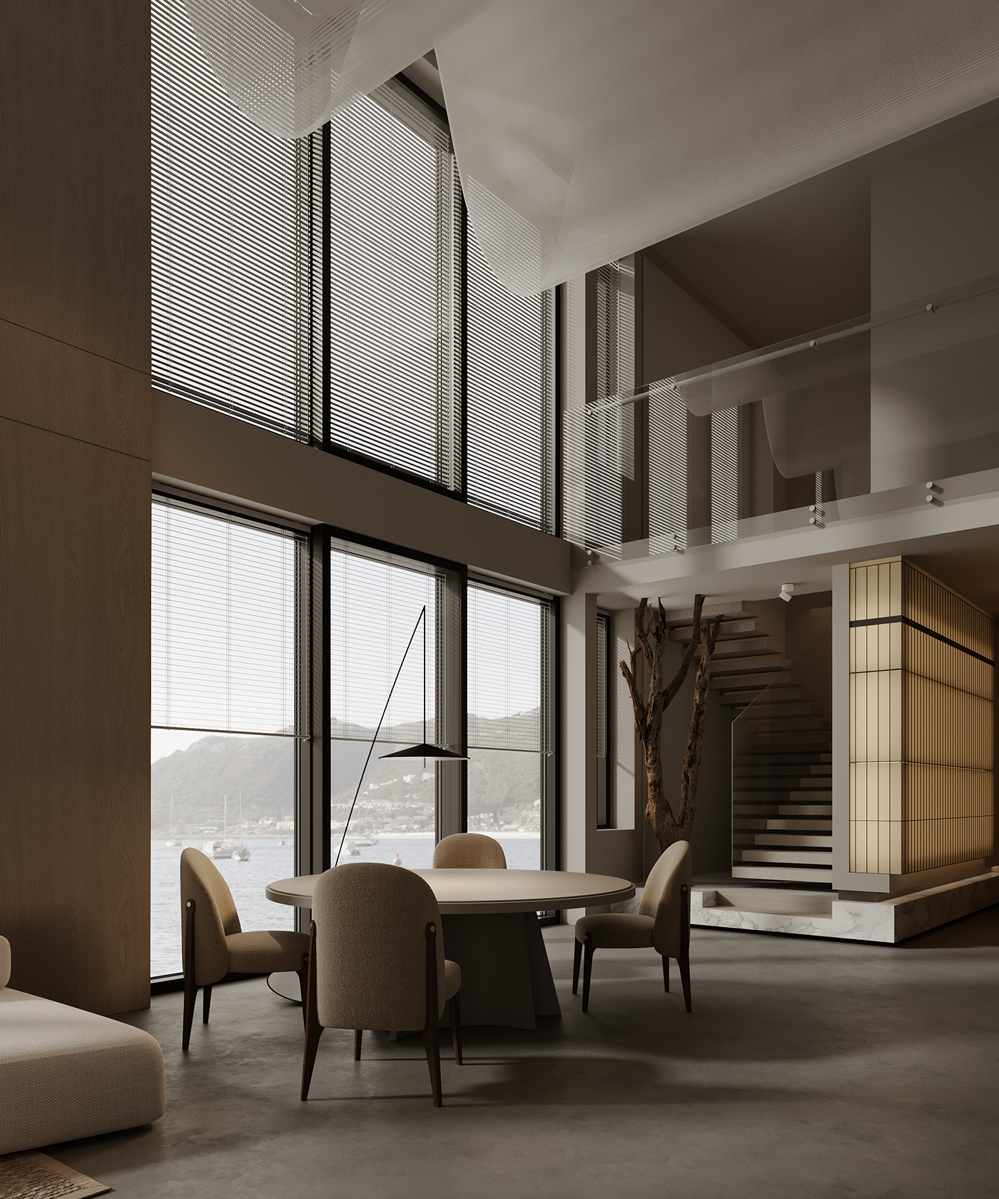corona 3ds max Render architecture interior design  archviz CGI 3D visualization minimal