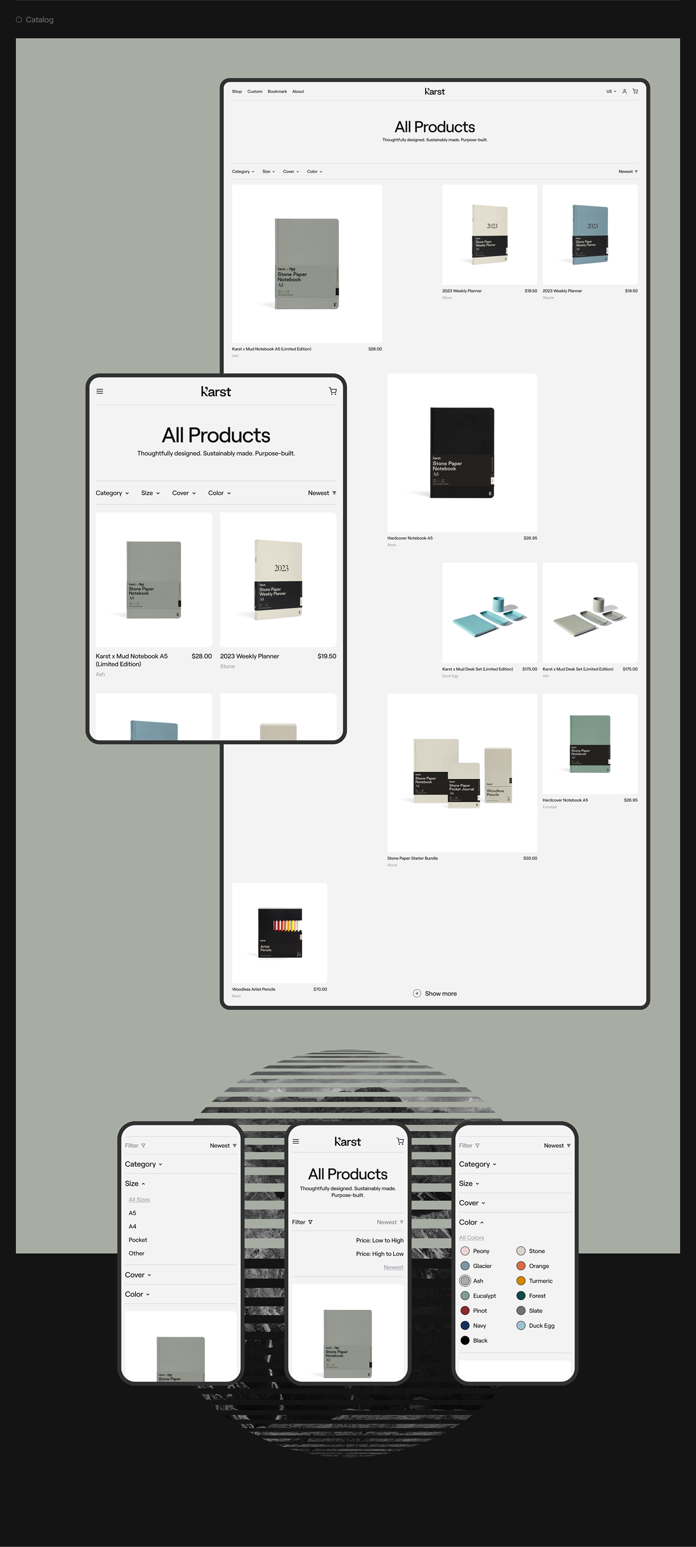 Adaptive animation  catalog design Ecommerce graphic design  redesign ux/ui Web Design  Website