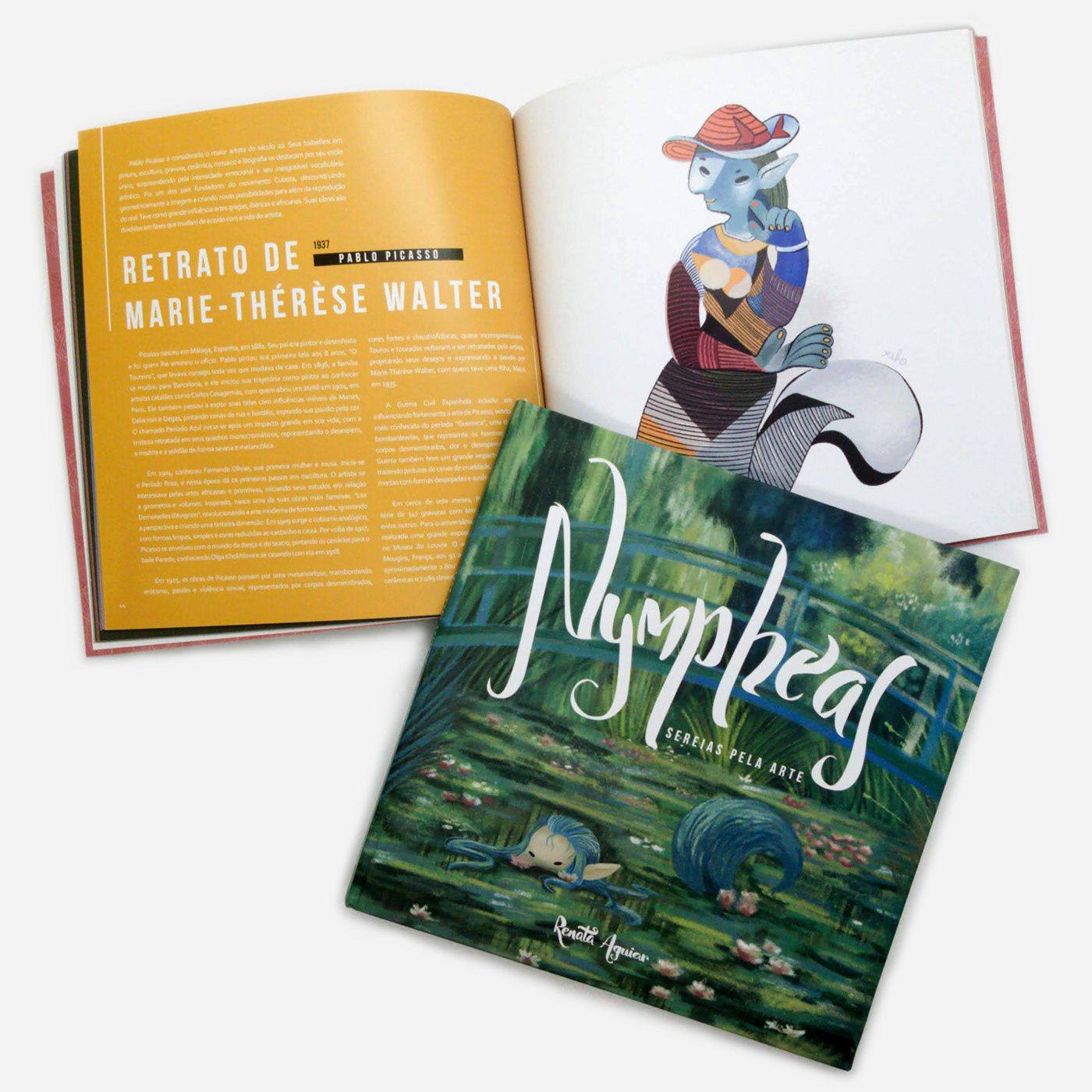 artbook Cores desing Ilustração marmaid mermay sereias