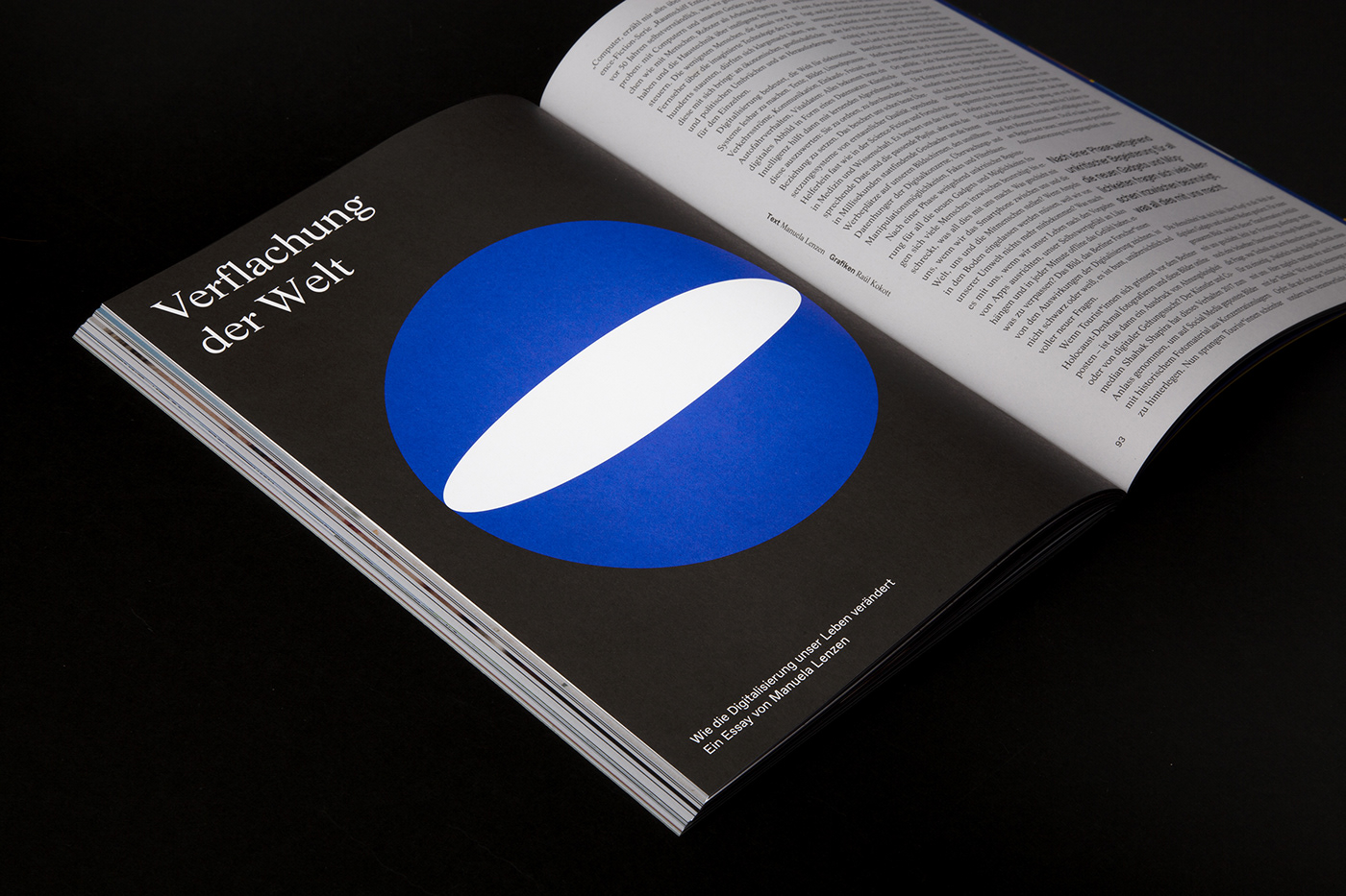 albert blue editorial design  einstein Fons Hickmann m23 graphic design  iphone magazine typography  