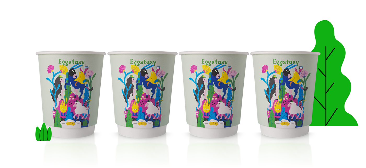 adobe illustrator coffee cup coffee specialty design Easter ILLUSTRATION  motion graphics  Packaging Taresso