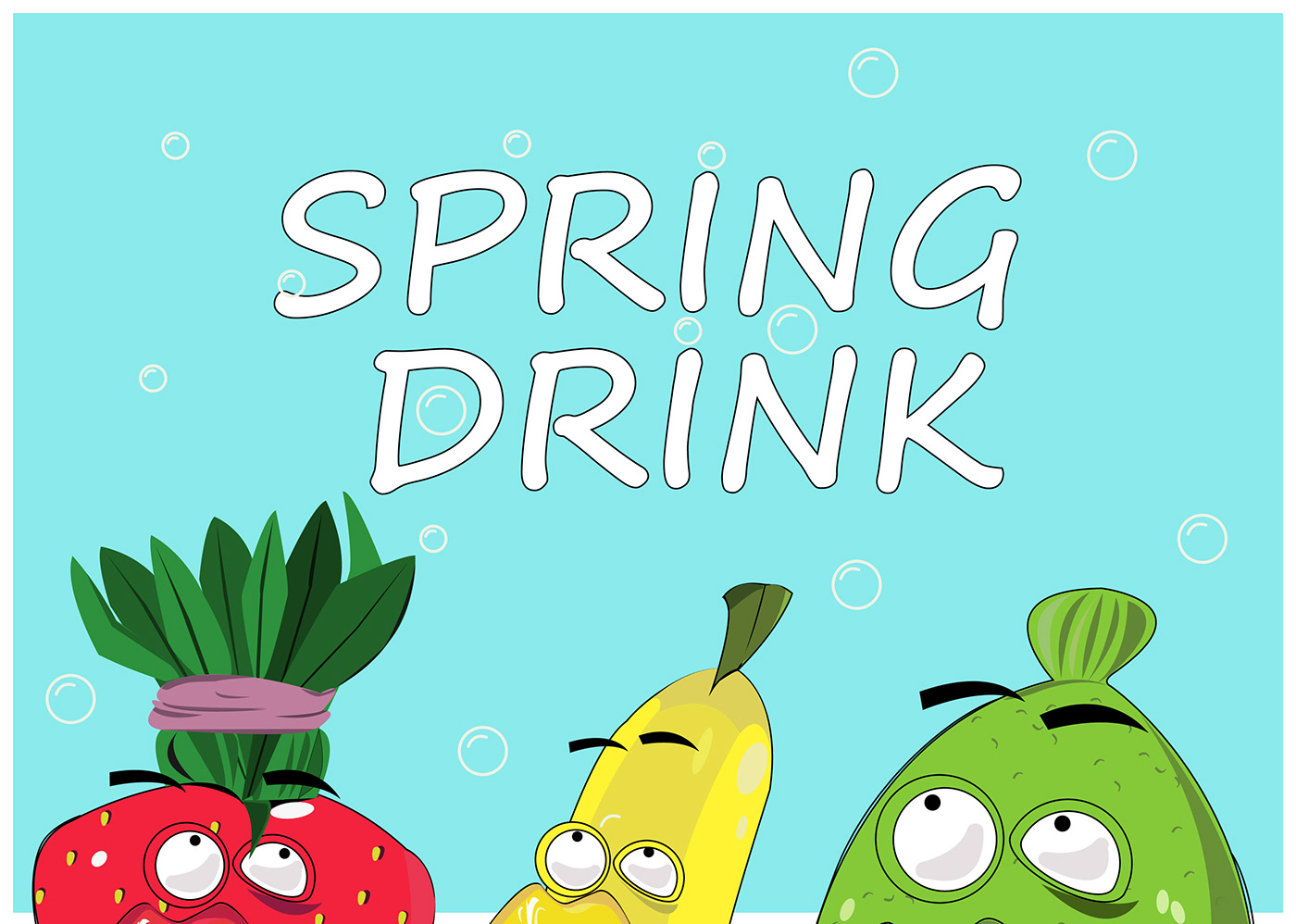 aluminium soda vector can spring_drink springdrink Fruit juice fresh