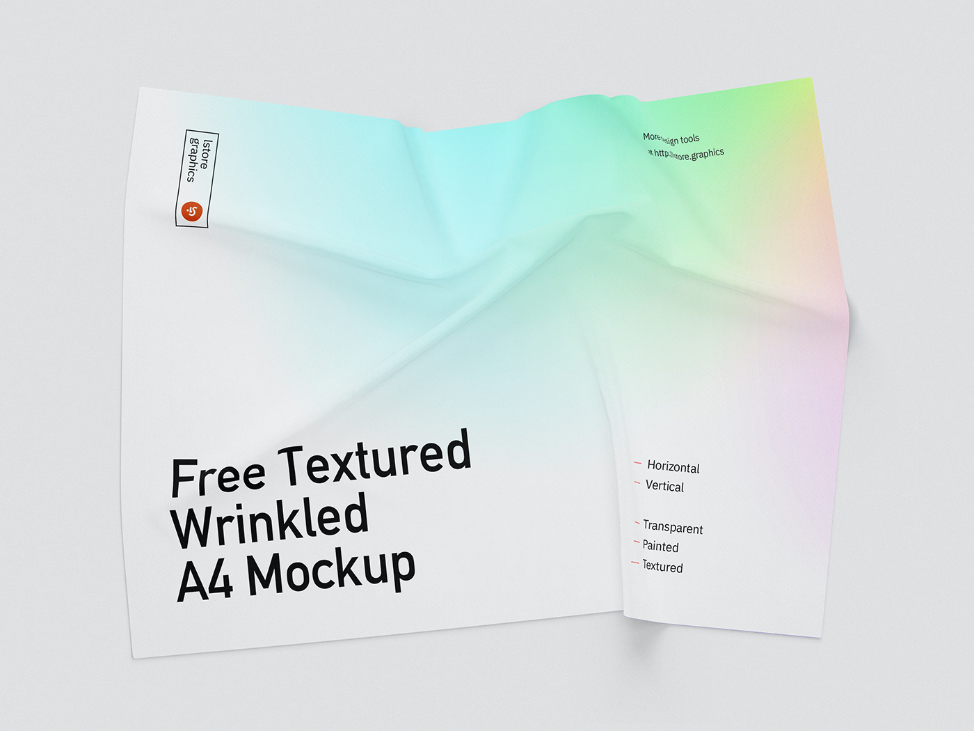 photoshop Mockup free freebie download mock-up flag a4 branding 