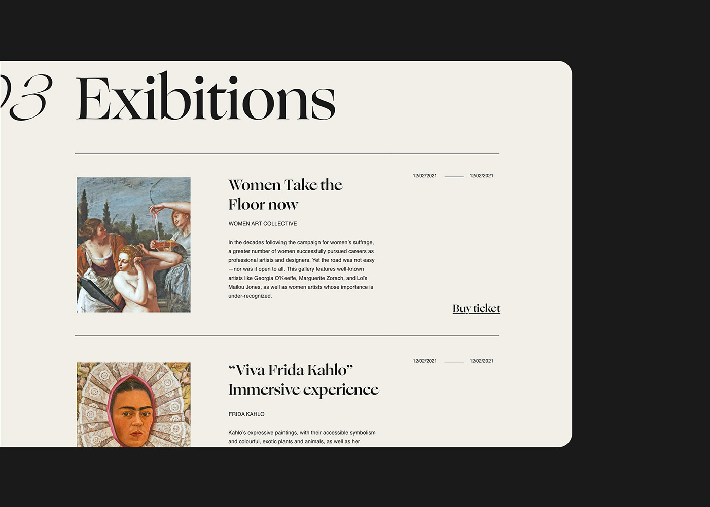 art ios Layout Mobile app museum ui design UI/UX User Experience Design user interface Website