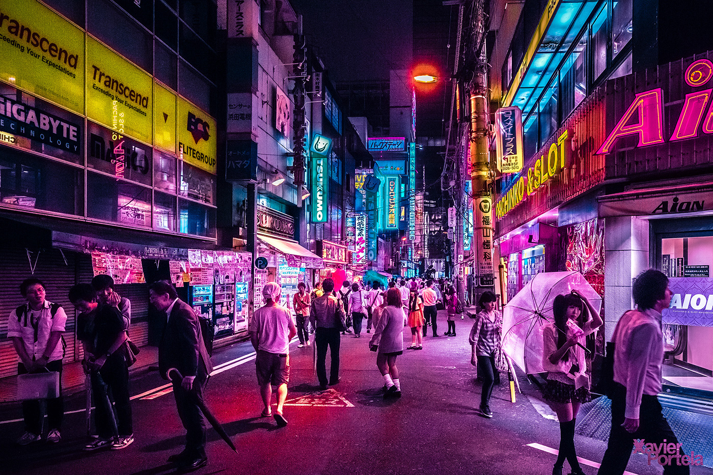 glow tokyo hongkong night Photography  pink neon city Urban Street