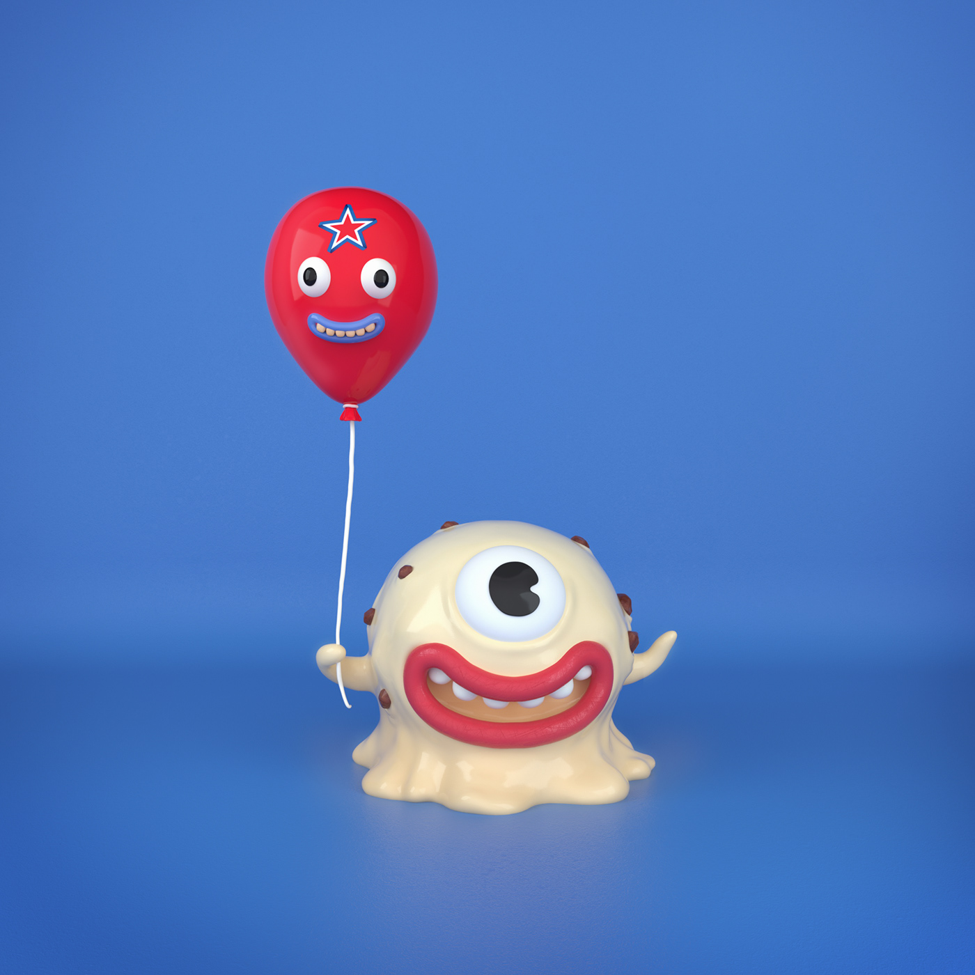 3D Character design  characters cinema4d cute monsters