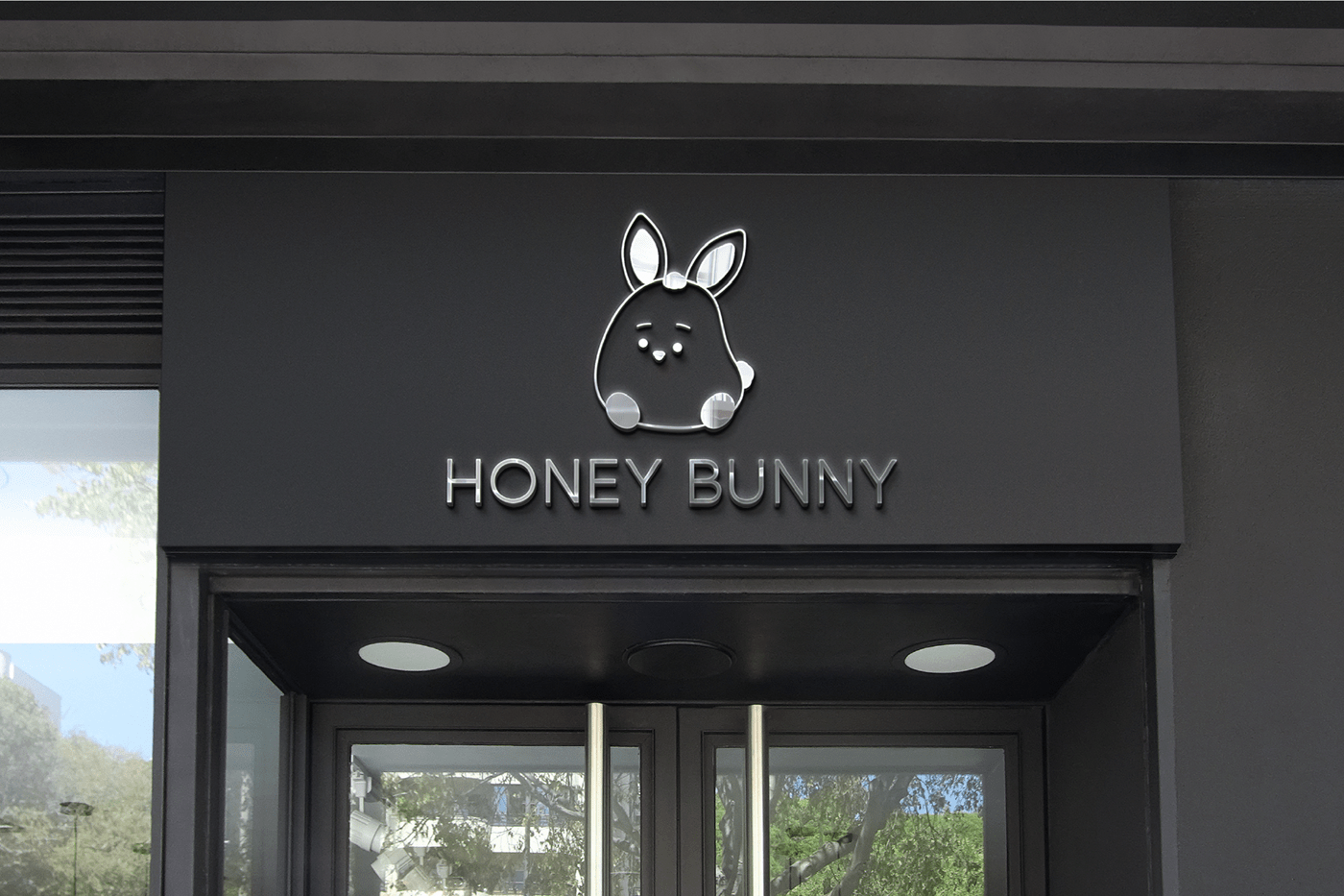 Logotype bunny rabbit baby identity logos logo Logo Design brand identity