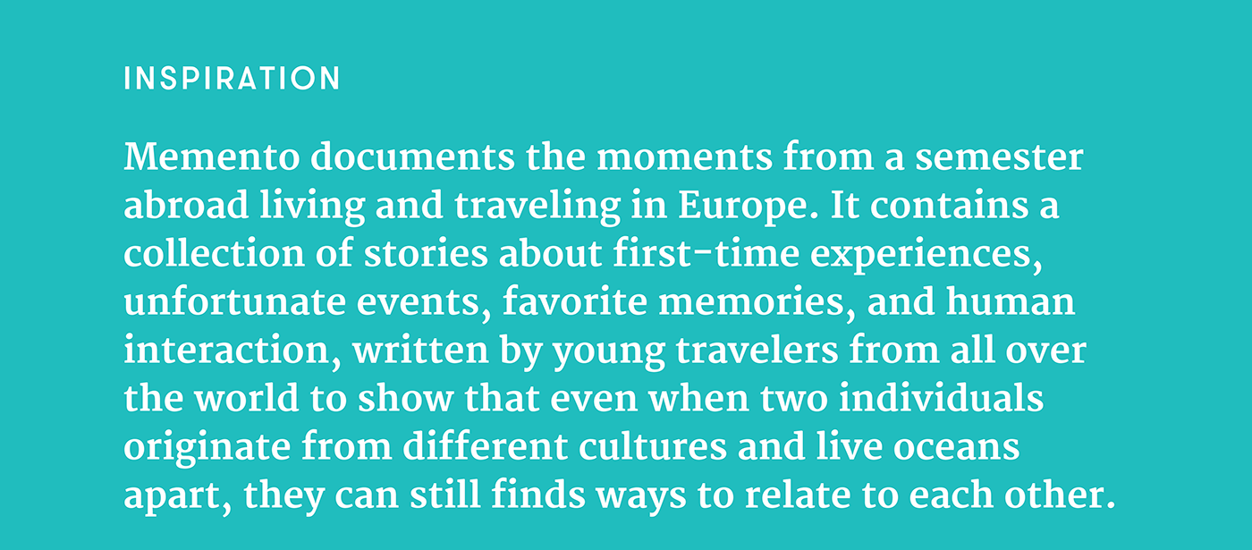 study abroad magazine Travel Europe Layout