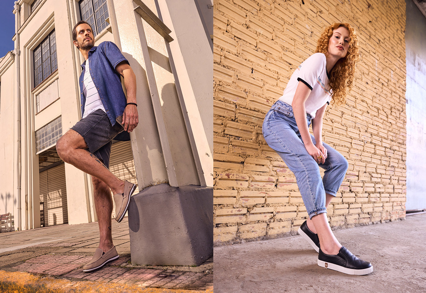 Pegada shoes design moda campanha Socialmedia summer