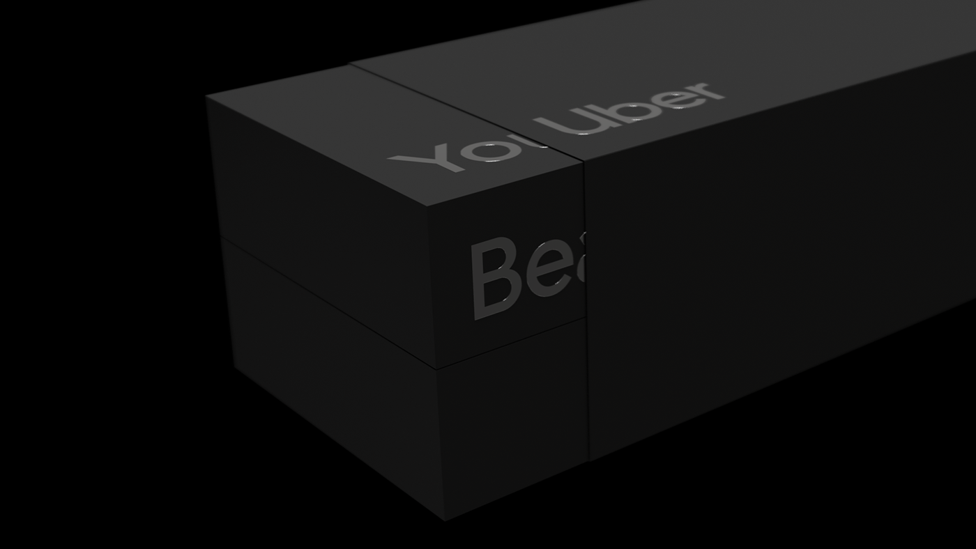 beacon branding  industrial design  light Uber