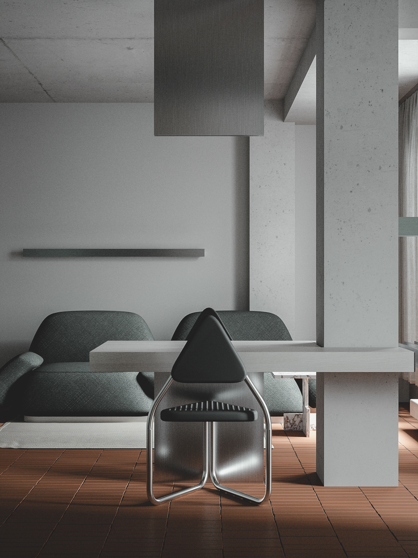 apartment belarus design flat Interior interior design  minimal Minimalism minsk