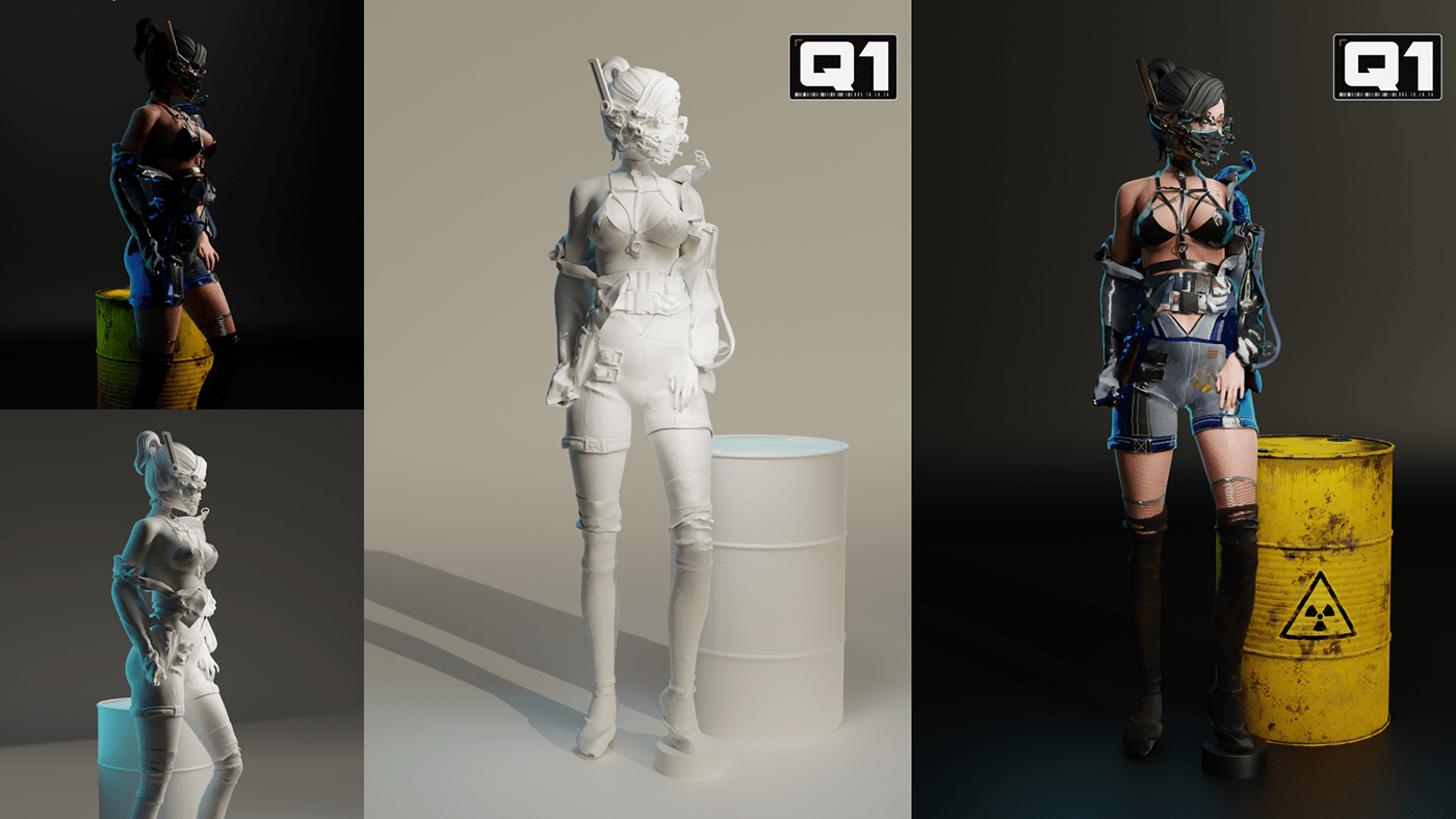 3D CGI Character design  Digital Art 