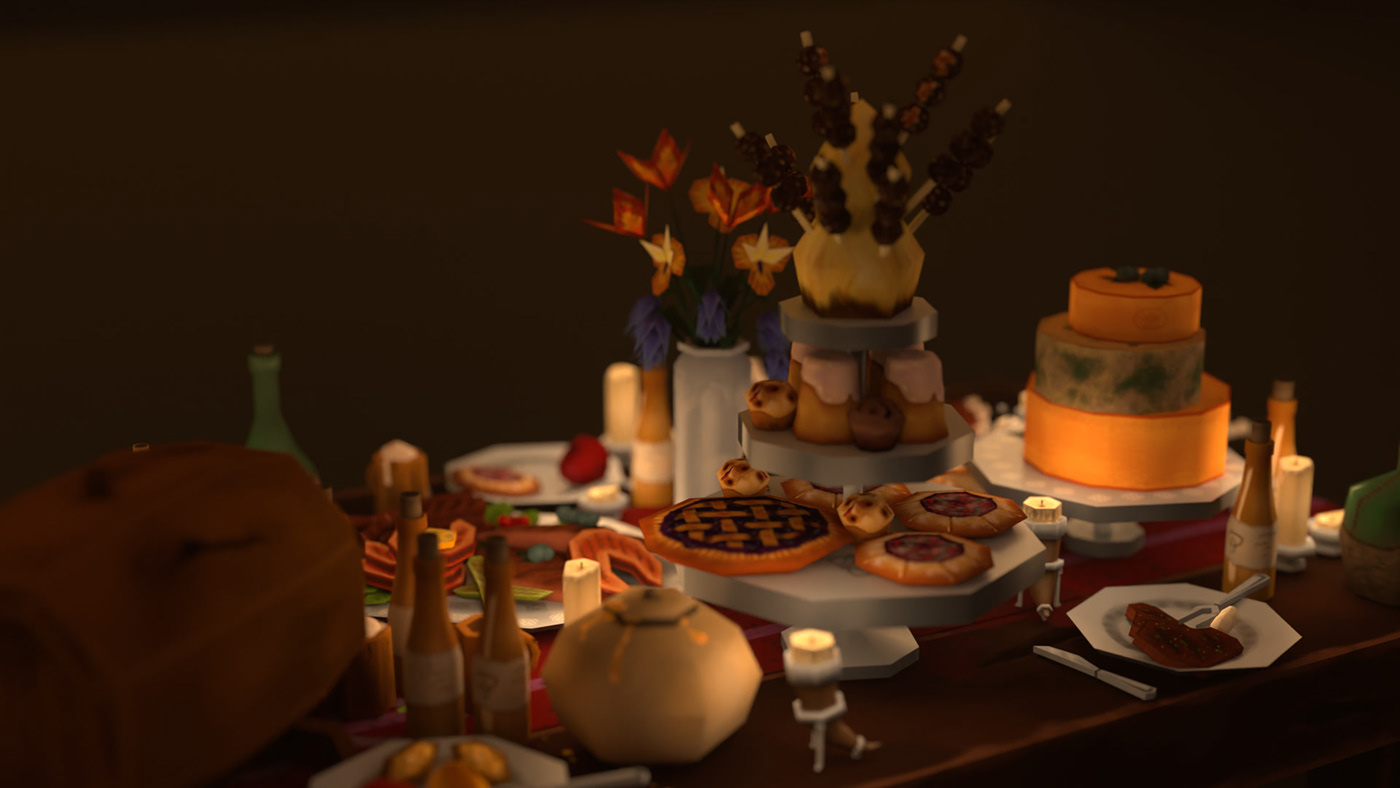 Digital Art  fanart fantasy Food  game Game Art lowpoly Skyrim stylized textures