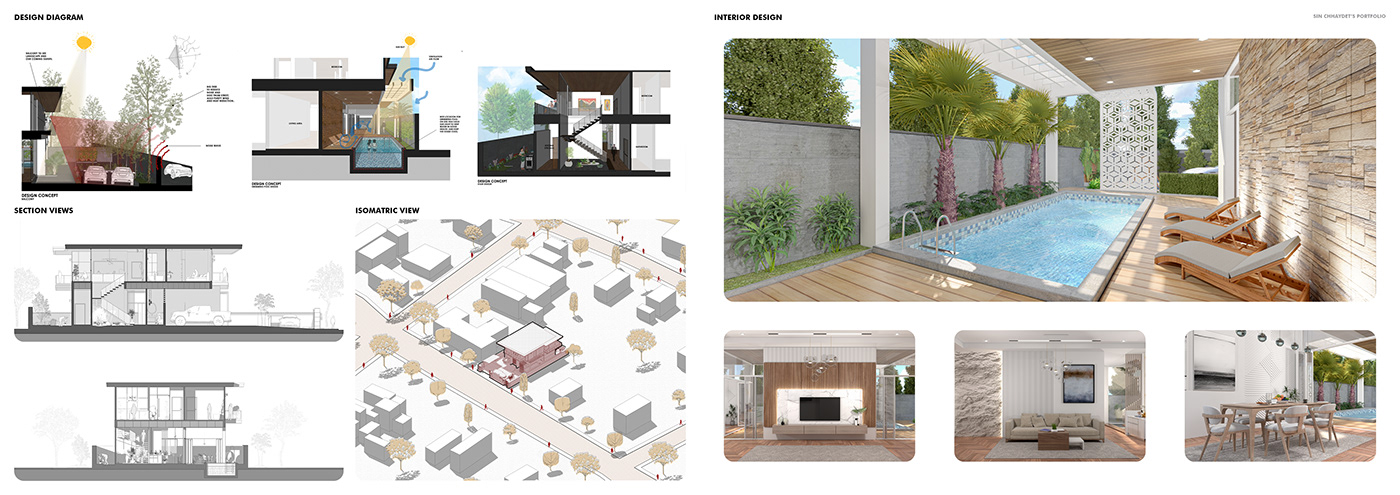 architectural design visualization Render interior design  architecture
