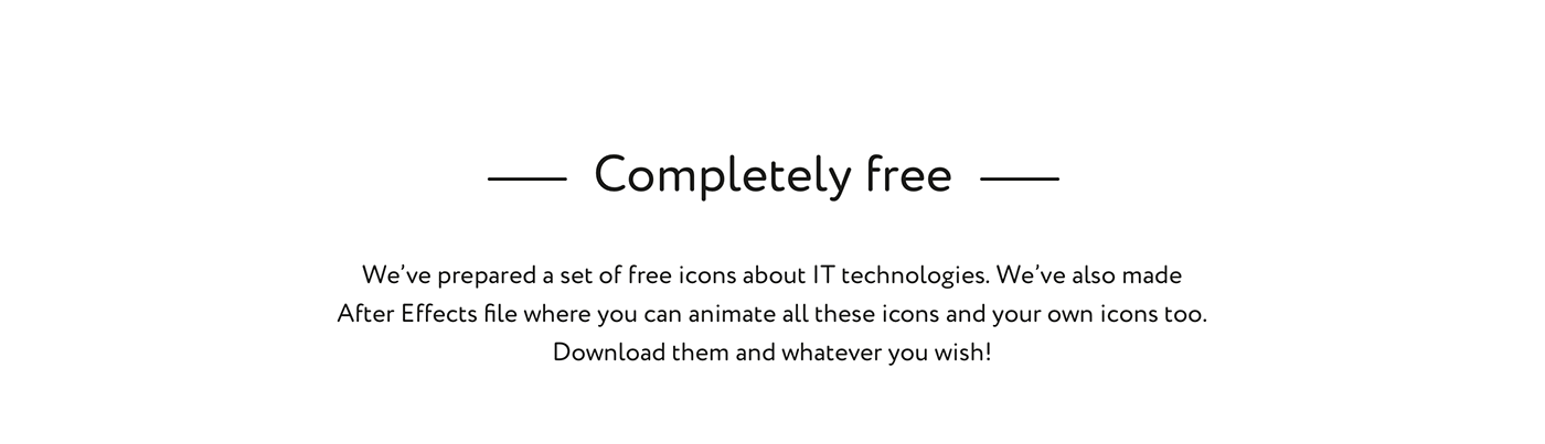 icons Icon IT Web line gradient free freebie proscom animation 