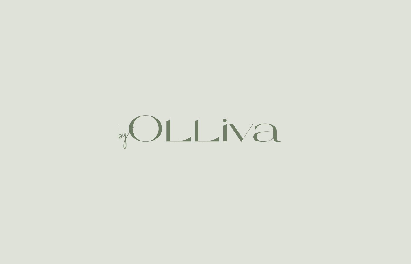 olivia byollivia green Ollive jewelry jewels branding  identity