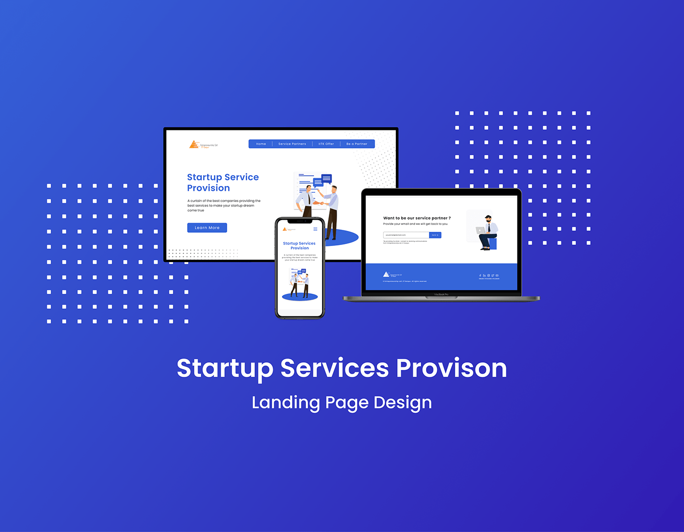 landing page ui design UI/UX user interface ux Web Design  ecell entrepreneurship   iitkanpur Startup