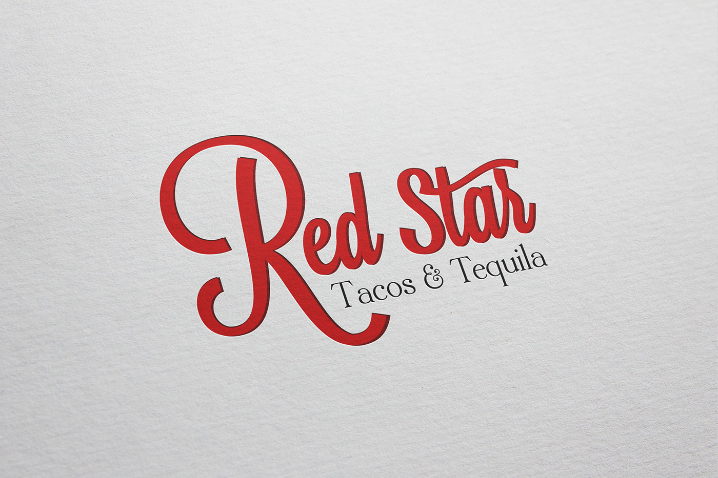 Adobe Portfolio indentity branding  Food truck Logo Design taco truck Mexican red star Food 