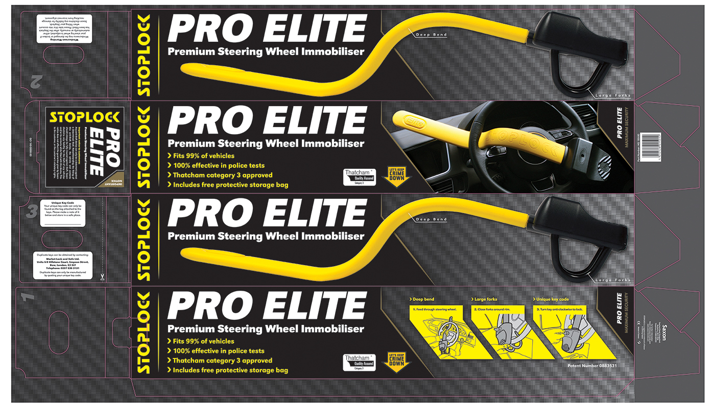 automotive   security anti-theft branding  Packaging artwork luxury premium cutter guide range