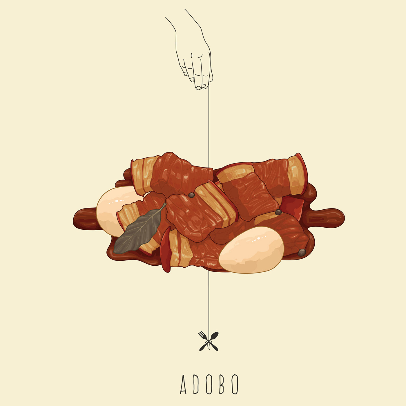 Food  ILLUSTRATION  vector adobe illustrator delicacy