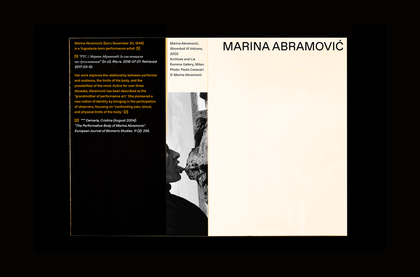 marina abramovic book book design art arts arte editorial publication