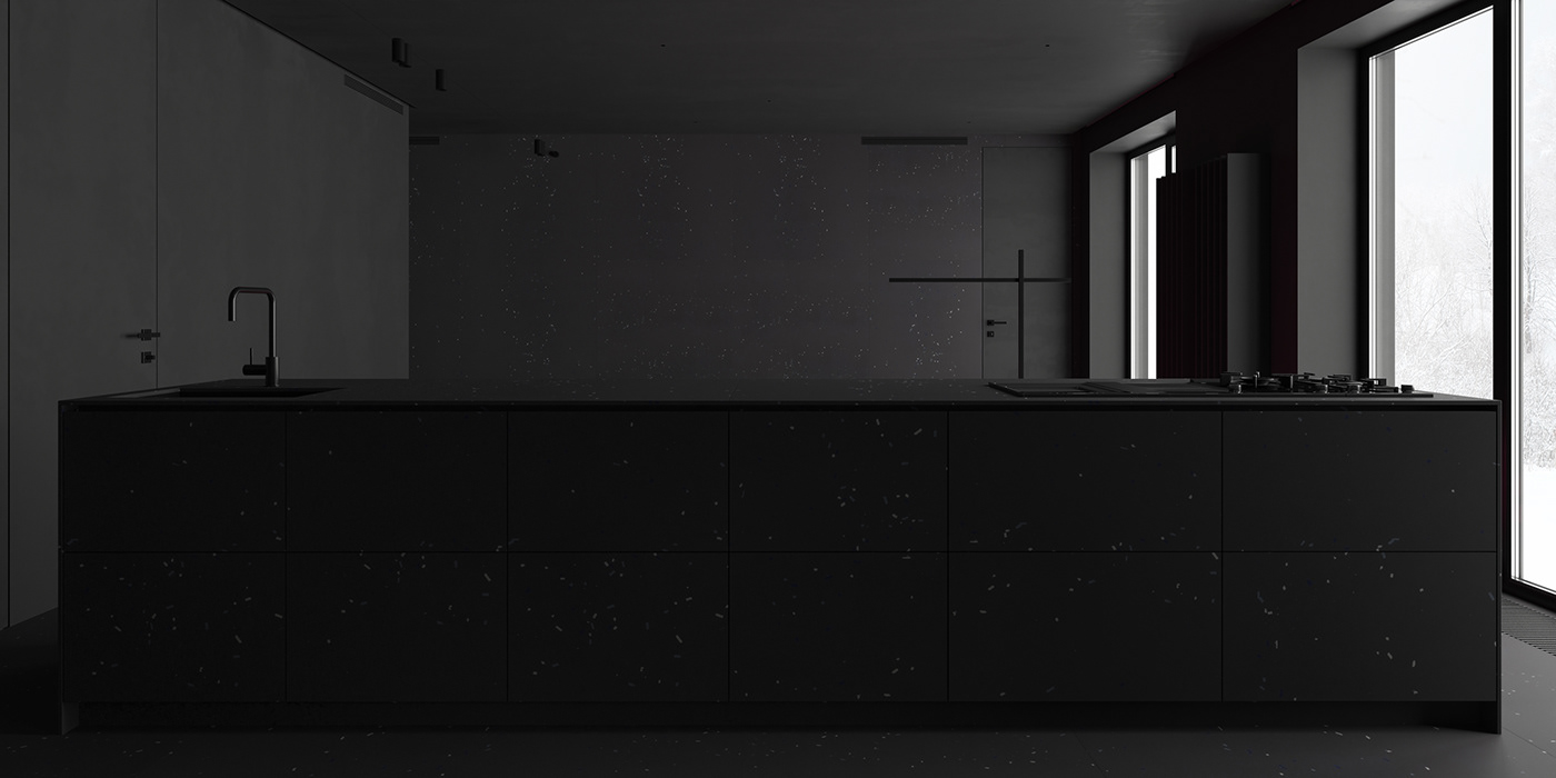 bathroom bedroom black interior Black Minimalist Dark interior DUBAI INTERIOR interior design  kitchen living room