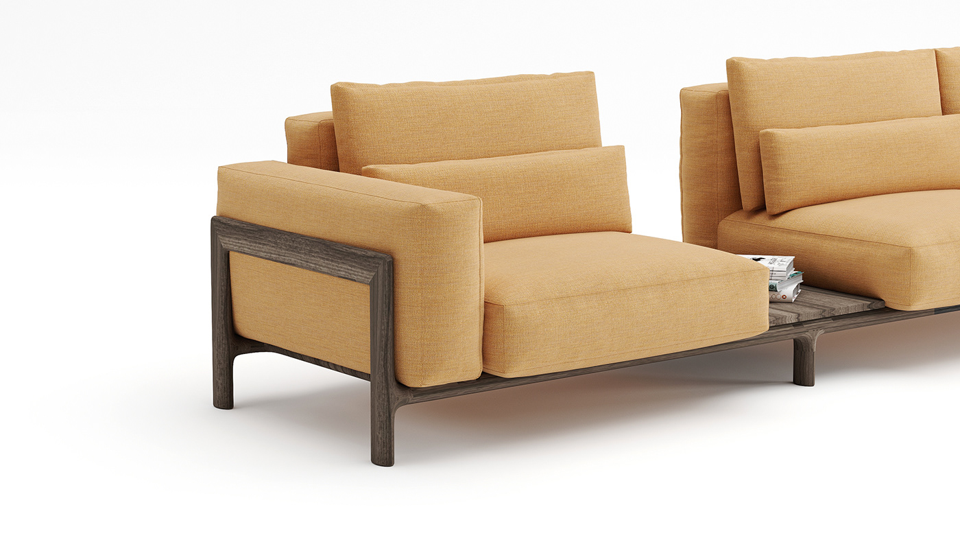 Couch designer furniture industrial design  instagram interior design  living room product design  sofa wood