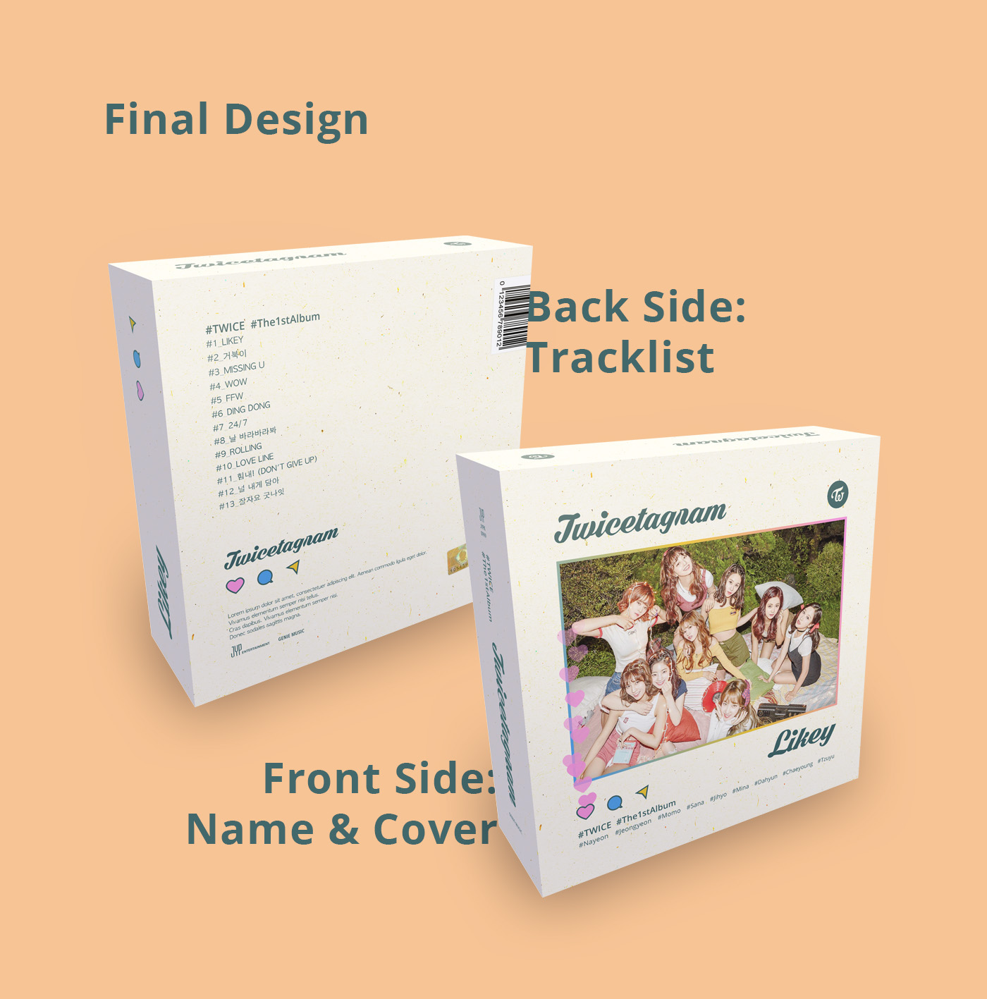 Twice twicetagram Album redesign package kpop music