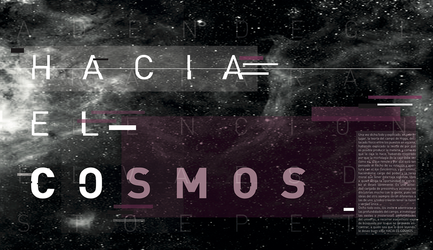 higgs design editorial graphic design  peterhiggs astronomy science cosmos