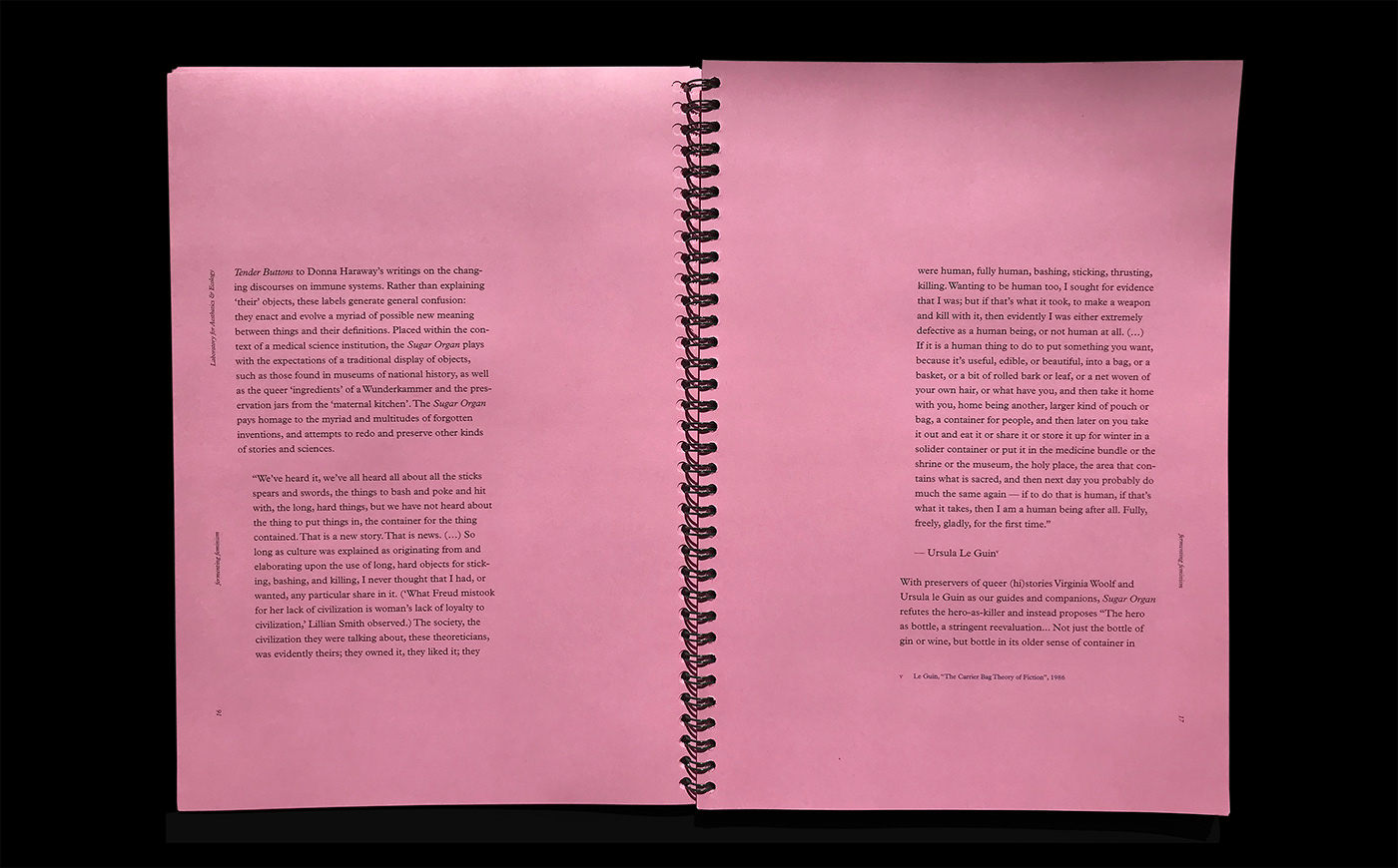 Adobe Portfolio feminism book design art book cover graphic design  fermentation pink