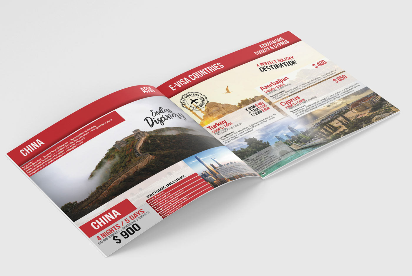 catalog Travel graphic design 