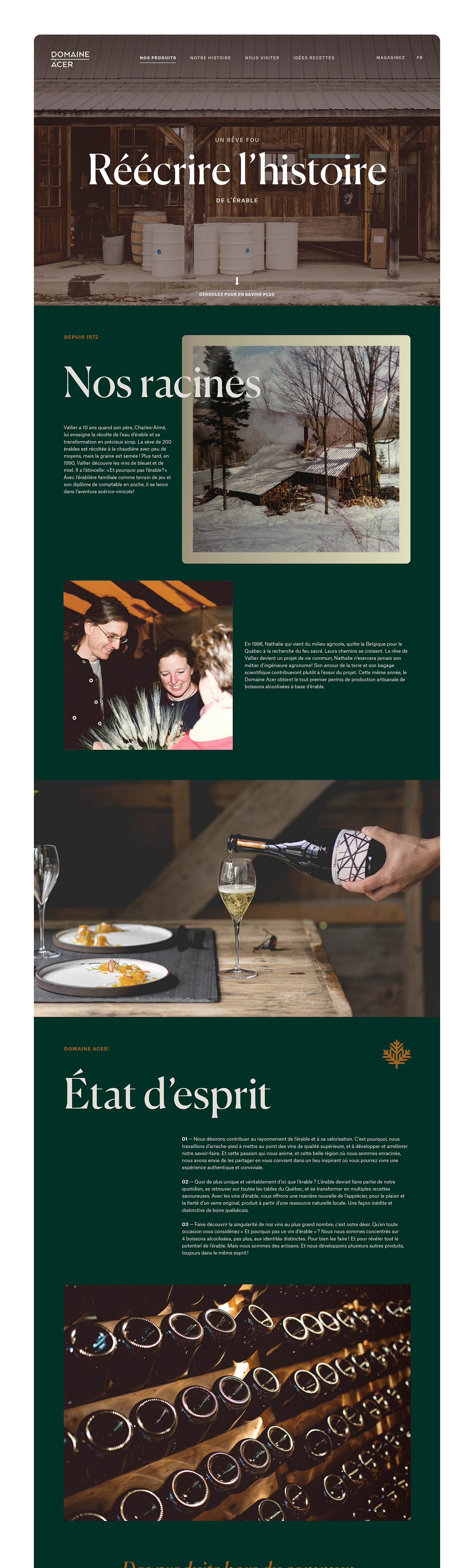 brand identity branding  Food  maple Packaging visual identity wine winery