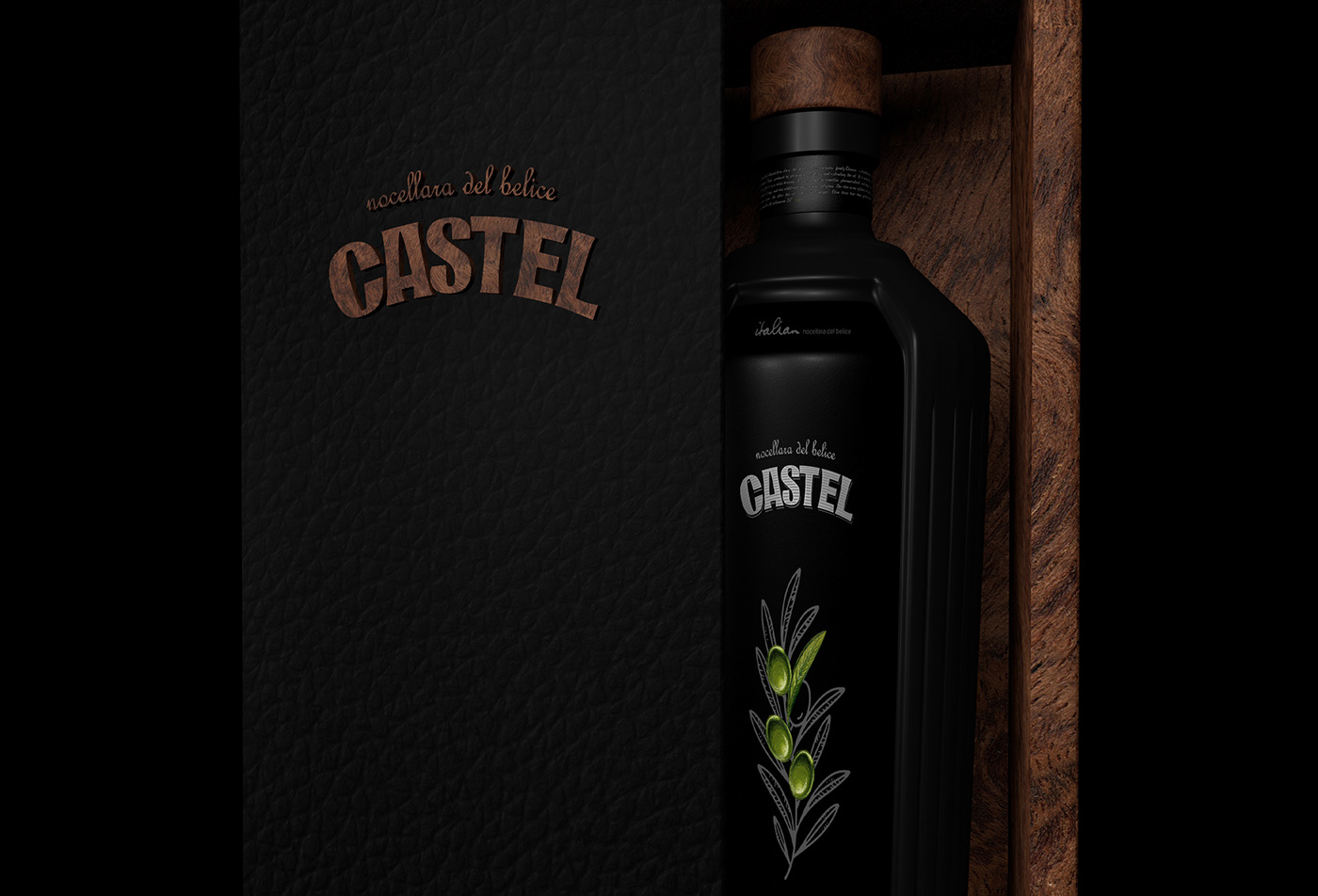 3D bottle label design luxury minimal oil olive Olive Oil Packaging packaging design