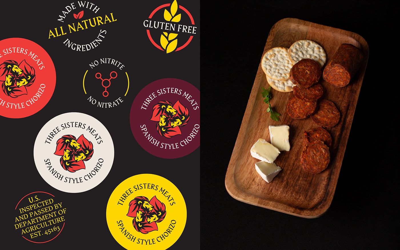 design branding  Chorizo cpg Packaging brand identity food photography Food  Social media post Brand Design