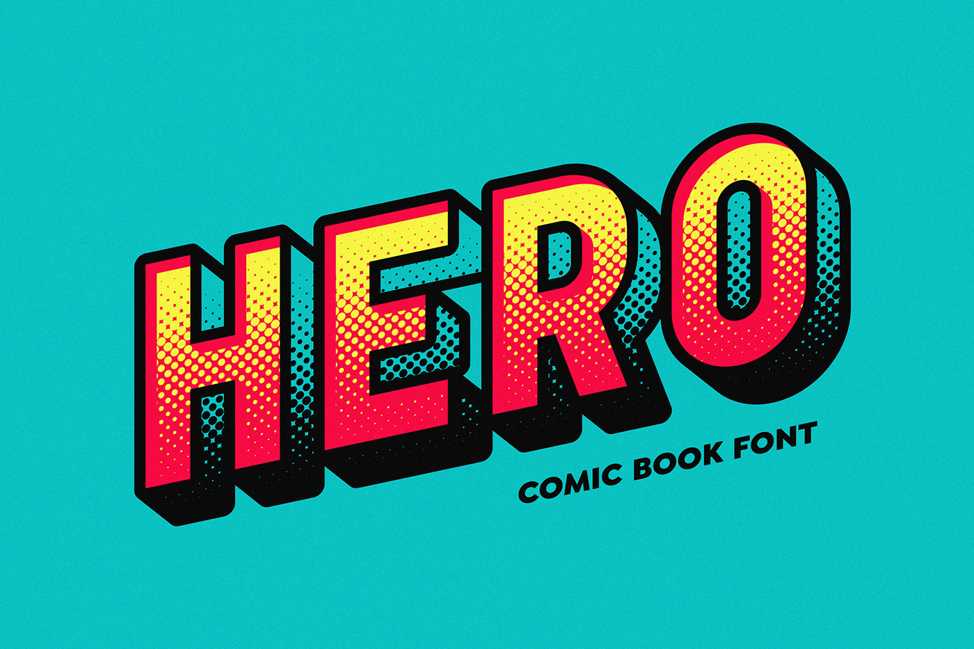 "Comic book" "Super Hero" cartoon comics font Hero Retro SuperHero superpower vintage