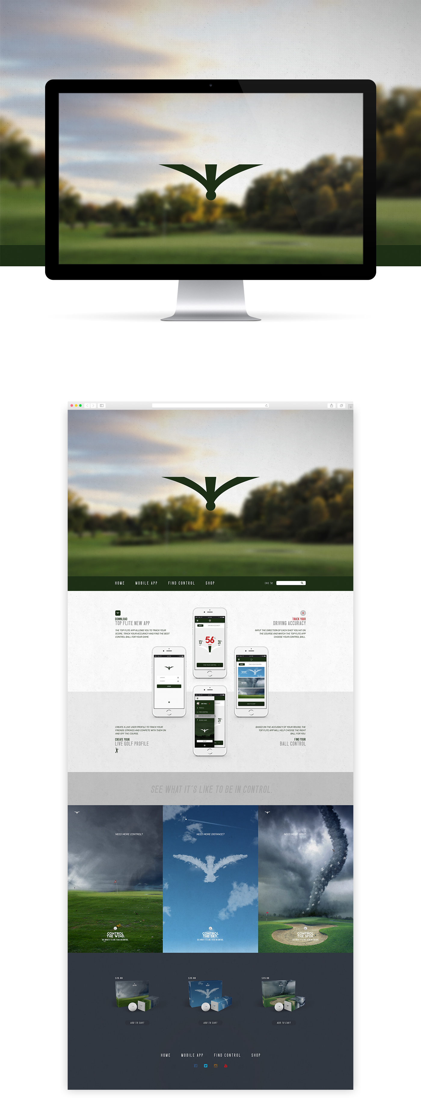 Marc Puhala CCAD golf golf ball Top Flite Rebrand Display Point of Sale marcpuhala columbus