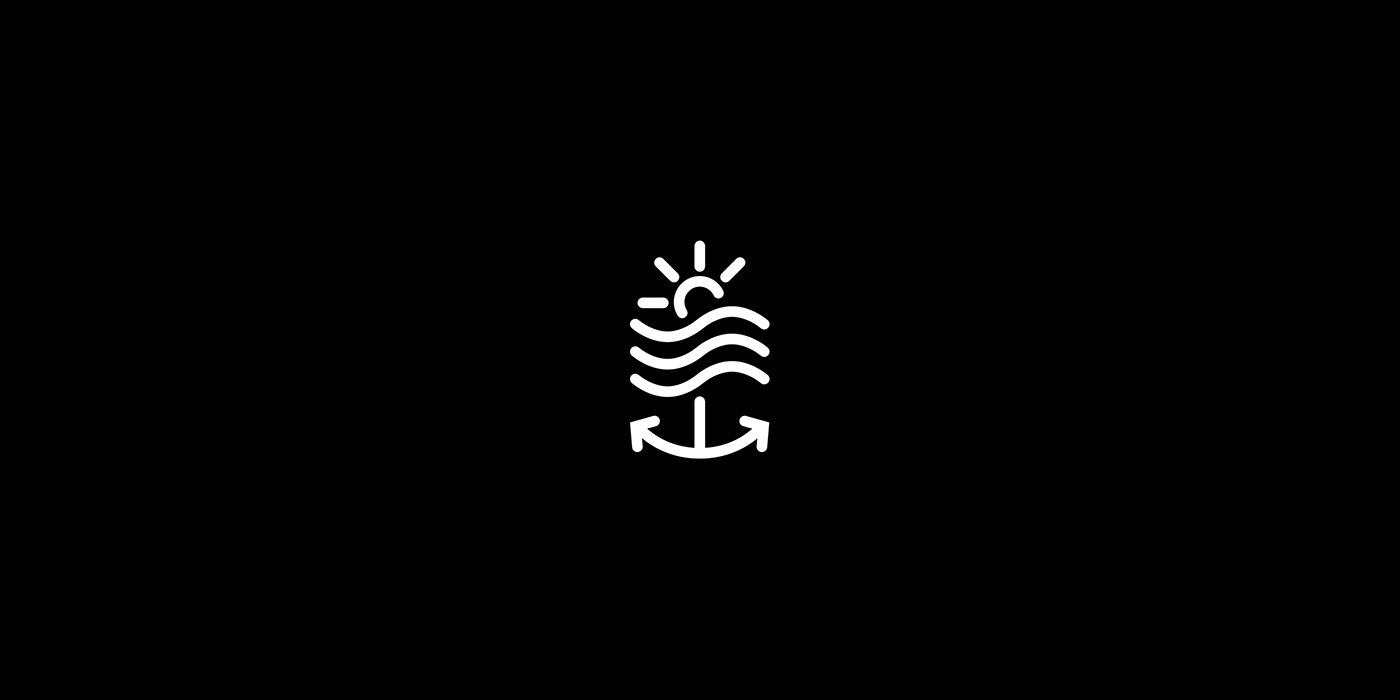 symbol logos branding  brand minimal black White logo motion animation 