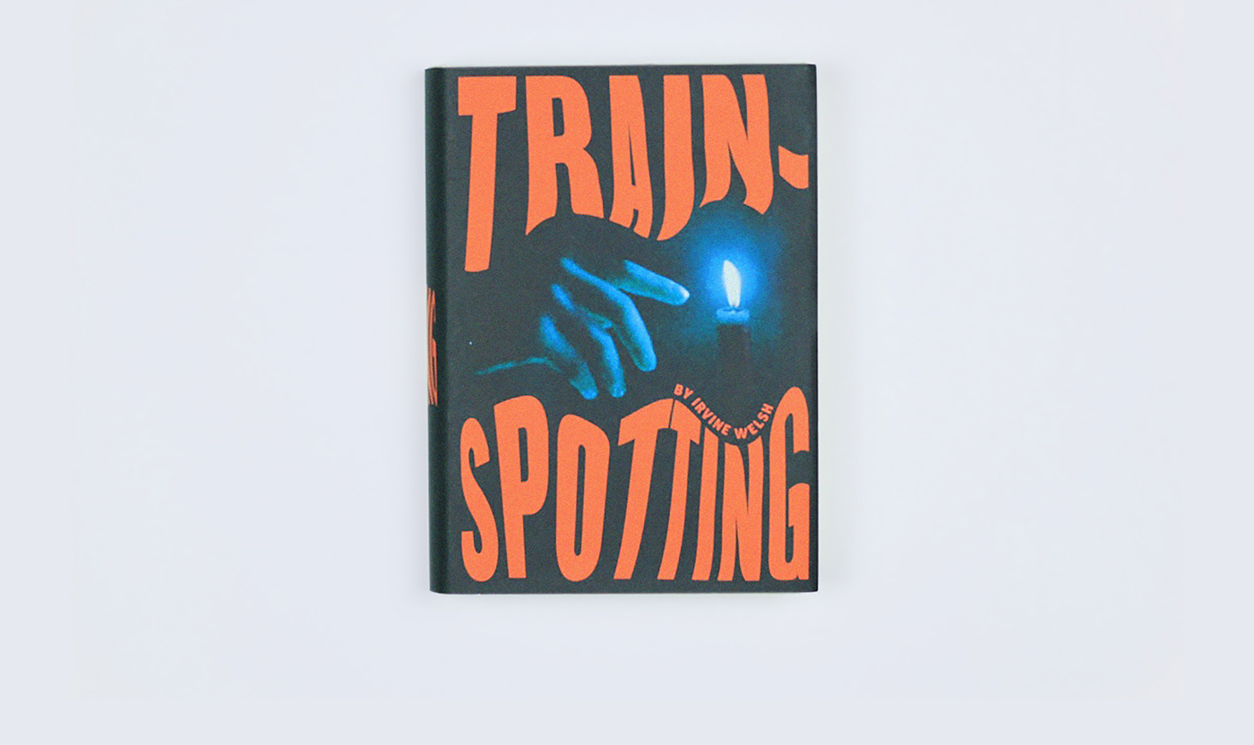 book jacket Trainspotting redesign typography   punk art direction  bookcover