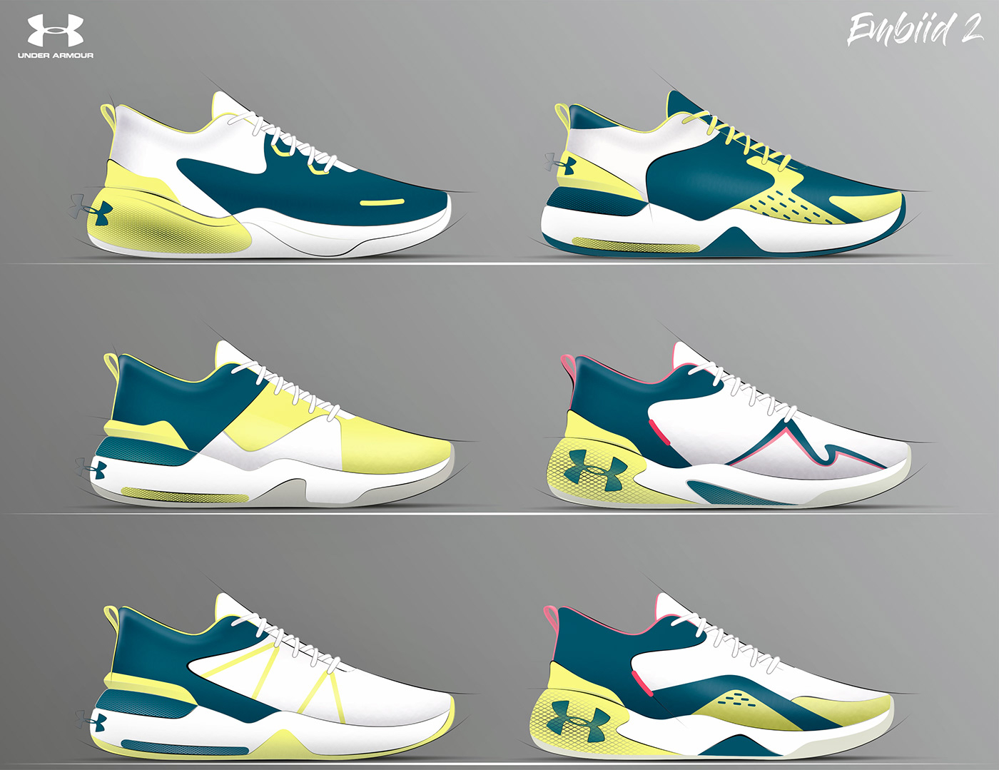 sneaker footwear concept Under Armour mvp footwear design concept design Joel Embiid
