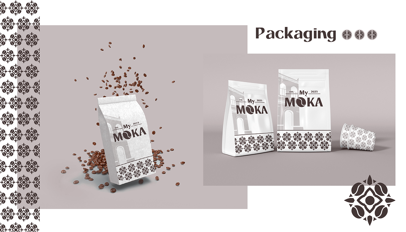 Packaging Brand Design visual identity coffee brand packaging design coffee branding brand identity premuim yemeni coffee